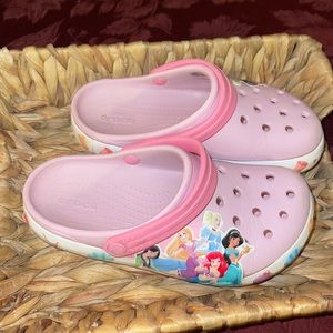 Disney Princess Crocs Sz 13